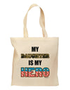 My Daughter is My Hero - Armed Forces Grocery Tote Bag by TooLoud-Grocery Tote-TooLoud-Natural-Medium-Davson Sales