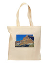 Colorado Snowy Mountains Cutout Grocery Tote Bag-Grocery Tote-TooLoud-Natural-Medium-Davson Sales