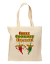 Chili Cookoff Champ! Chile Peppers Grocery Tote Bag-Grocery Tote-TooLoud-Natural-Medium-Davson Sales