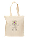 Cute Mummy Halloween Grocery Tote Bag-Grocery Tote-TooLoud-Natural-Medium-Davson Sales