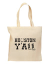 Houston Y'all - Boots - Texas Pride Grocery Tote Bag by TooLoud-Grocery Tote-TooLoud-Natural-Medium-Davson Sales