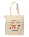 Pumpkin Spice Season Grocery Tote Bag-Grocery Tote-TooLoud-Natural-Medium-Davson Sales