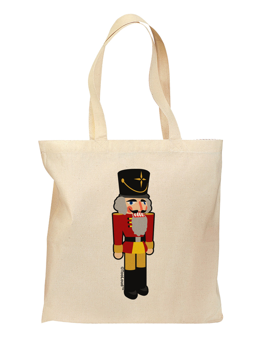Festive Nutcracker - No Text Grocery Tote Bag by TooLoud-TooLoud-Natural-Davson Sales