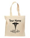 Personalized Cabin 11 Hermes Grocery Tote Bag by TooLoud-Grocery Tote-TooLoud-Natural-Medium-Davson Sales