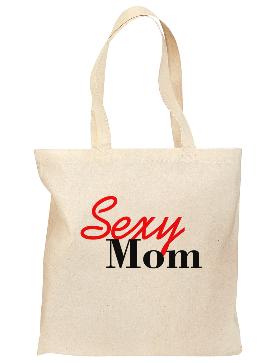 Sexy Mom Grocery Tote Bag-Grocery Tote-TooLoud-Natural-Medium-Davson Sales