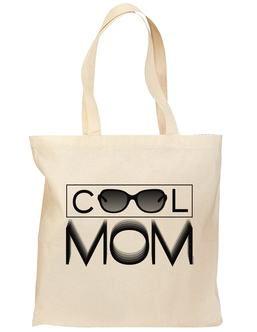 Cool Mom Grocery Tote Bag-Grocery Tote-TooLoud-Natural-Medium-Davson Sales