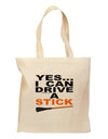 Drive Stick Orange Grocery Tote Bag-Grocery Tote-TooLoud-Natural-Medium-Davson Sales