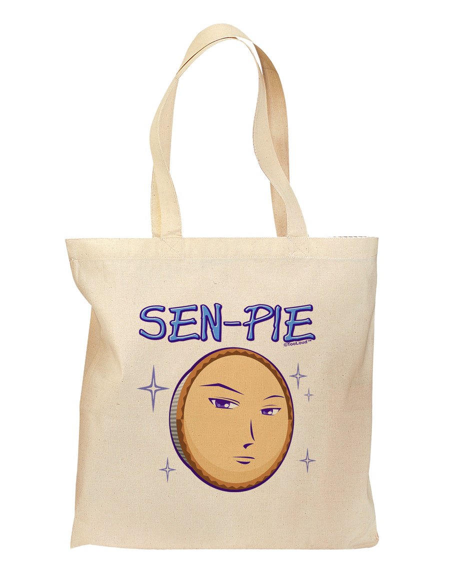 Sen-Pie Sama Kun San Chan Grocery Tote Bag-Grocery Tote-TooLoud-Natural-Medium-Davson Sales