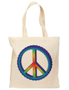 Rainbow Peace Grocery Tote Bag-Grocery Tote-TooLoud-Natural-Medium-Davson Sales