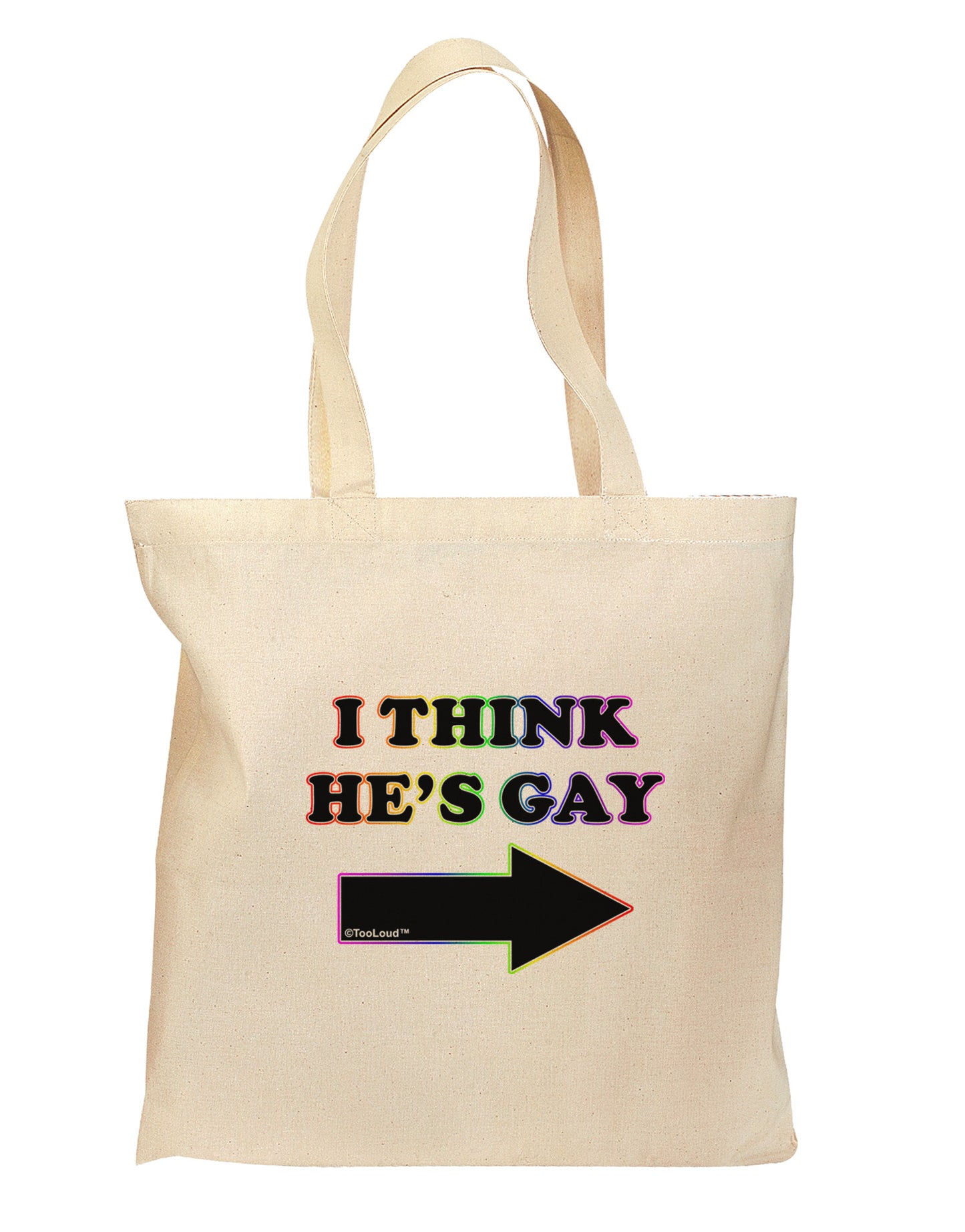 I Think He's Gay Right 15&#x22; Dark Laptop / Tablet Case Bag by TooLoud-Laptop / Tablet Case Bag-TooLoud-Natural-medium-Davson Sales