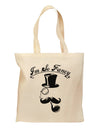 I'm So Fancy - Classy Mustache Grocery Tote Bag-Grocery Tote-TooLoud-Natural-Medium-Davson Sales