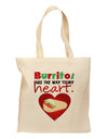 Burritos Are the Way To My Heart Grocery Tote Bag-Grocery Tote-TooLoud-Natural-Medium-Davson Sales