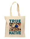 True Native American Grocery Tote Bag - Natural-Grocery Tote-TooLoud-Natural-Medium-Davson Sales