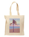 Palm Tree Beach Filter Grocery Tote Bag - Natural-Grocery Tote-TooLoud-Natural-Medium-Davson Sales