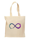 Painted Infinity Grocery Tote Bag - Natural-Grocery Tote-TooLoud-Natural-Medium-Davson Sales