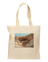 Montezuma Castle Arizona Grocery Tote Bag - Natural-Grocery Tote-TooLoud-Natural-Medium-Davson Sales