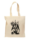 Baphomet Illustration Grocery Tote Bag by TooLoud-TooLoud-Natural-Davson Sales