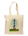 Watercolor Lighthouse 1 Grocery Tote Bag-Grocery Tote-TooLoud-Natural-Medium-Davson Sales