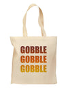 Gobble Gobble Gobble - Thanksgiving Grocery Tote Bag-Grocery Tote-TooLoud-Natural-Medium-Davson Sales