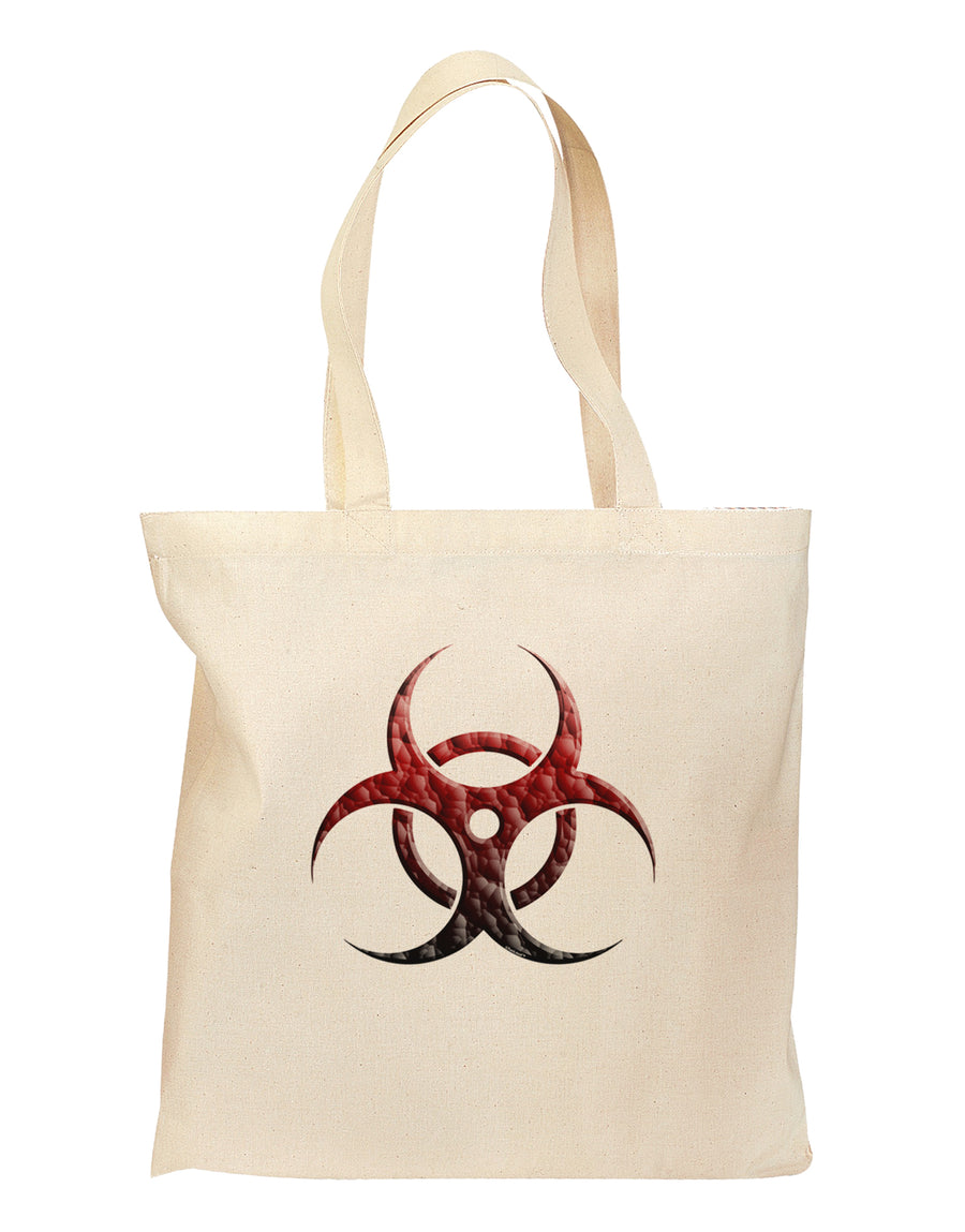 Biohazard Symbol Molecules - Apocalypse Grocery Tote Bag-Grocery Tote-TooLoud-Natural-Medium-Davson Sales