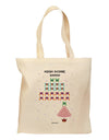 Retro Heart Fighter Grocery Tote Bag-Grocery Tote-TooLoud-Natural-Medium-Davson Sales