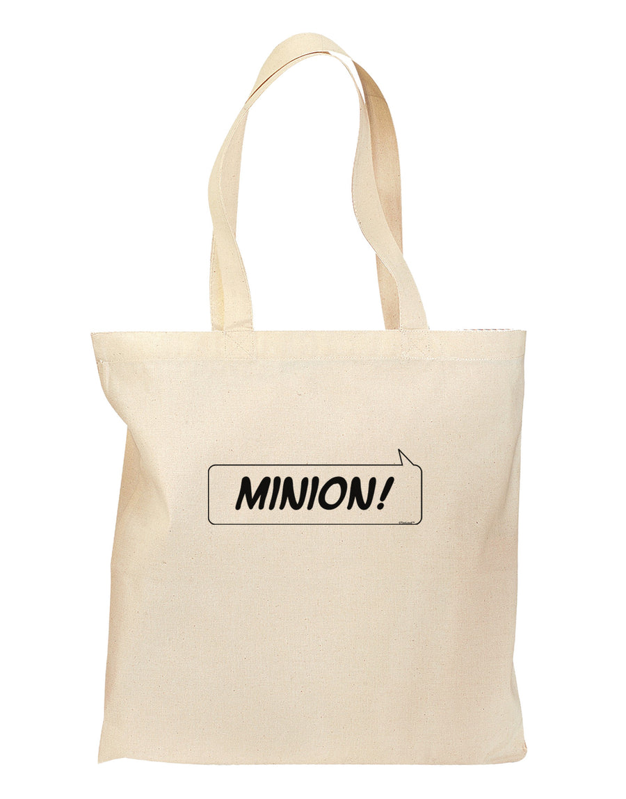 Minion Grocery Tote Bag-Grocery Tote-TooLoud-Natural-Medium-Davson Sales