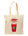 Red Cup Satan Coffee Grocery Tote Bag by TooLoud-TooLoud-Natural-Davson Sales
