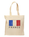 French Flag - France Text Distressed Grocery Tote Bag by TooLoud-Grocery Tote-TooLoud-Natural-Medium-Davson Sales