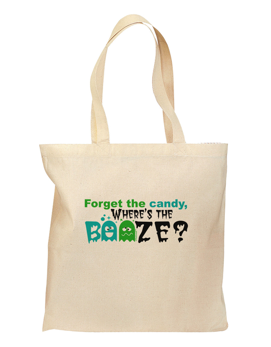 Where's The Booze Grocery Tote Bag-Grocery Tote-TooLoud-Natural-Medium-Davson Sales