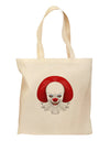 Scary Clown Face B - Halloween Grocery Tote Bag-Grocery Tote-TooLoud-Natural-Medium-Davson Sales