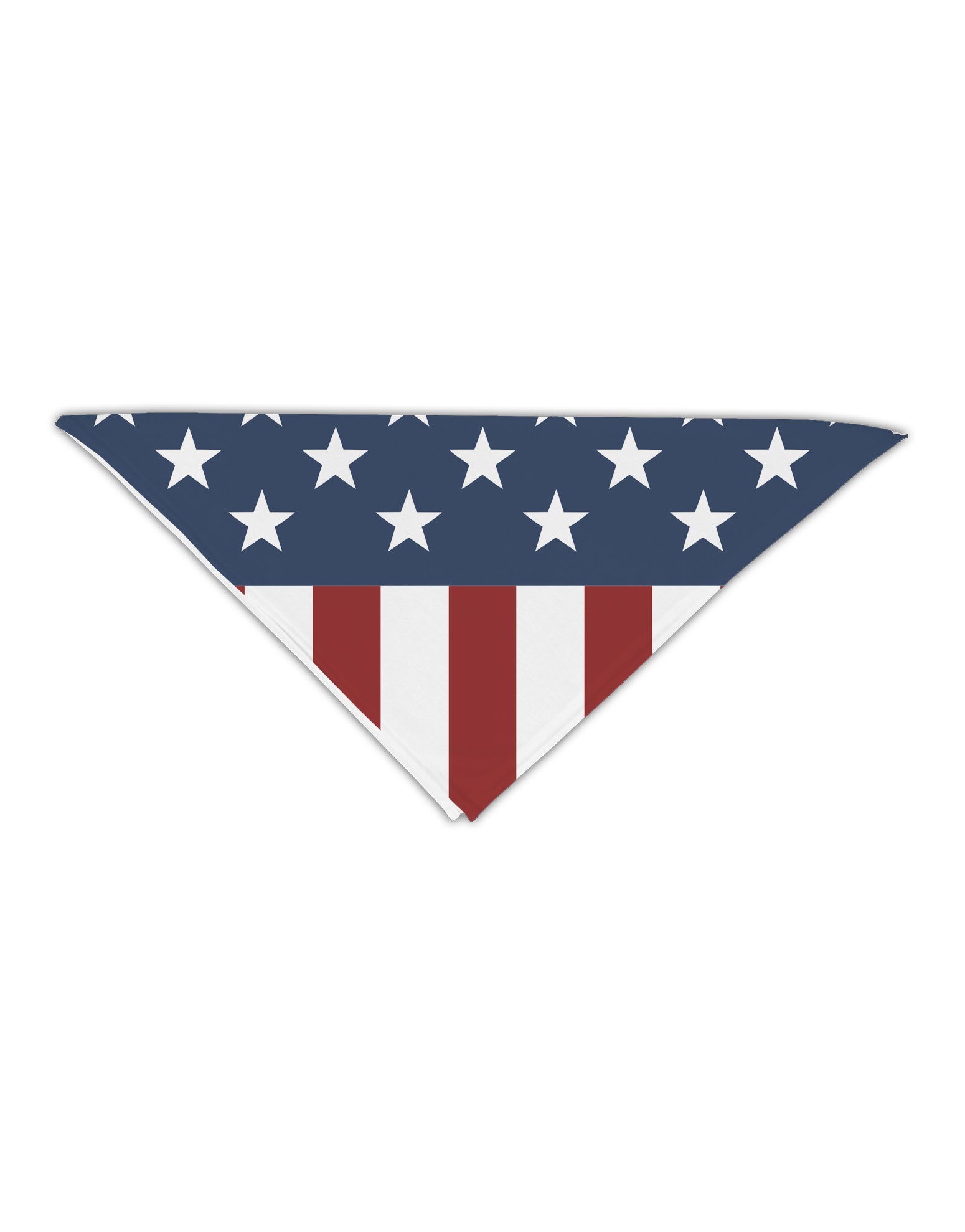 Stars and Stripes American Flag Adult 19" Square Bandana All Over Print by TooLoud-Square Bandanas-TooLoud-White-One-Size-Adult-Davson Sales