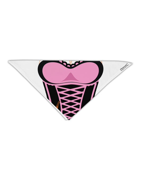 French Maid Pink AOP Adult 19&#x22; Square Bandana All Over Print-Square Bandanas-TooLoud-White-One-Size-Adult-Davson Sales