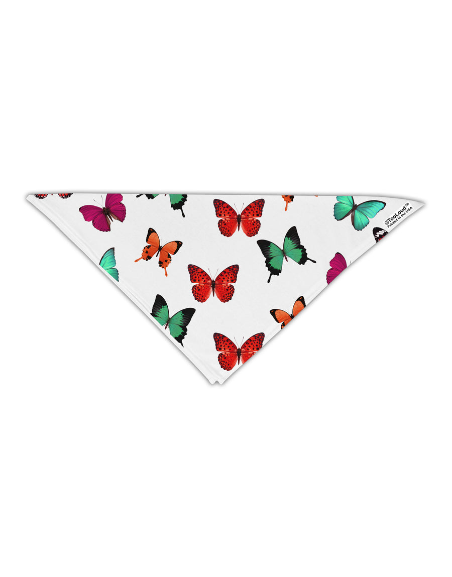 Pretty Butterflies AOP Adult 19" Square Bandana All Over Print-Square Bandanas-TooLoud-White-One-Size-Adult-Davson Sales