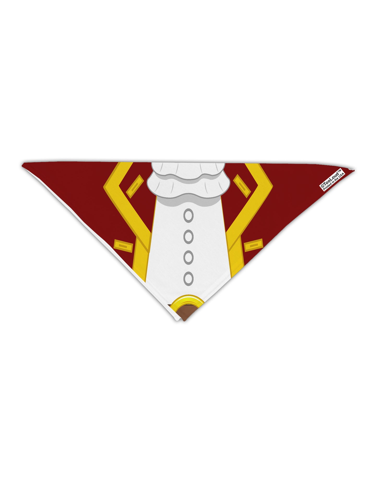 Pirate Captain Costume - Red Adult 19" Square Bandana All Over Print-Square Bandanas-TooLoud-White-One-Size-Adult-Davson Sales