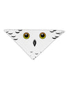 Snowy Owl Cute Animal Face Adult 19&#x22; Square Bandana All Over Print-Square Bandanas-TooLoud-White-One-Size-Adult-Davson Sales