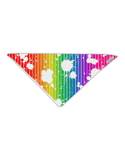 Splatter AOP - Rainbow Adult 19" Square Bandana All Over Print-Square Bandanas-TooLoud-White-One-Size-Adult-Davson Sales