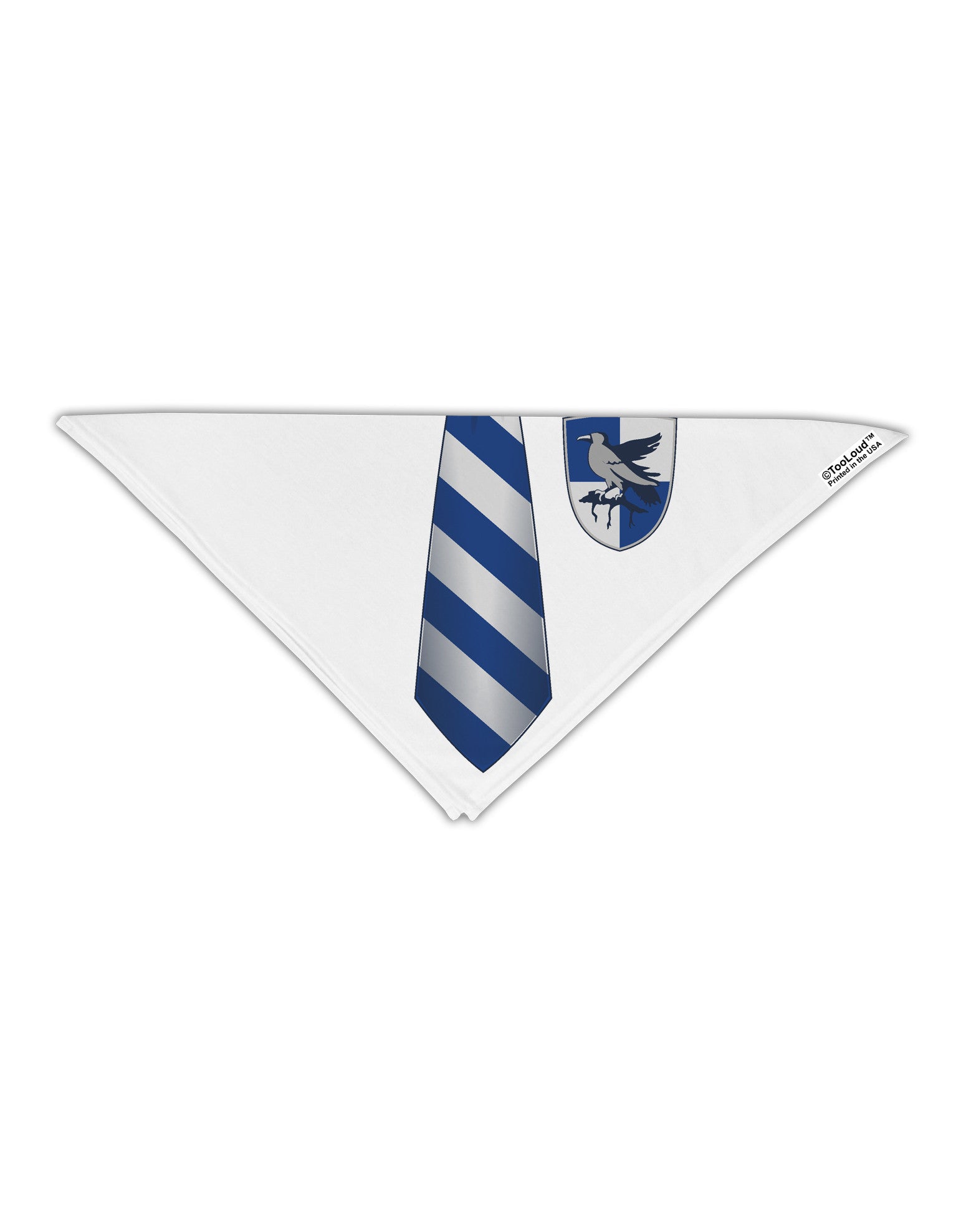 Wizard Uniform Blue and Silver AOP Adult 19" Square Bandana All Over Print-Square Bandanas-TooLoud-White-One-Size-Adult-Davson Sales