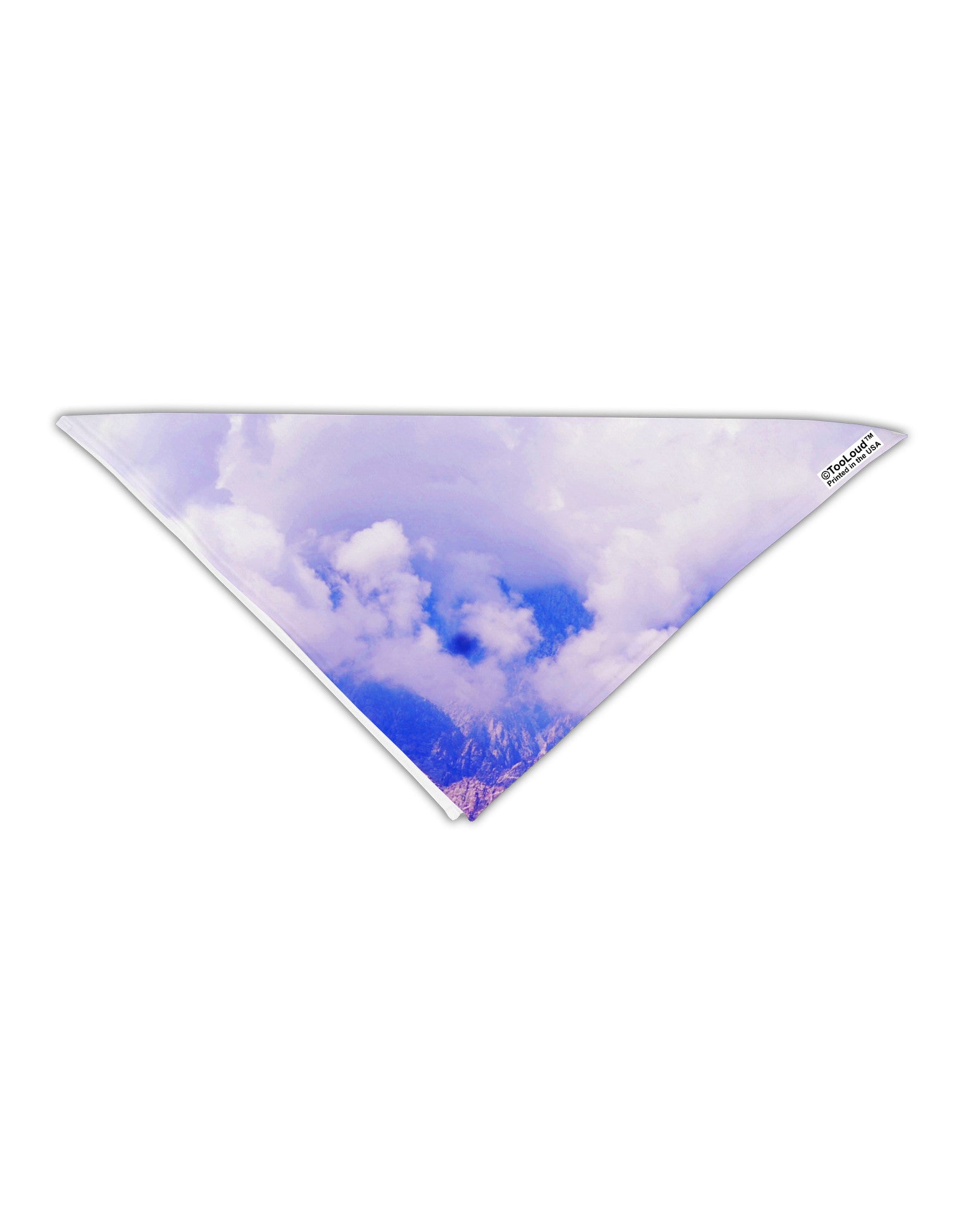 California Mountainscape Adult 19" Square Bandana All Over Print-Square Bandanas-TooLoud-White-One-Size-Adult-Davson Sales