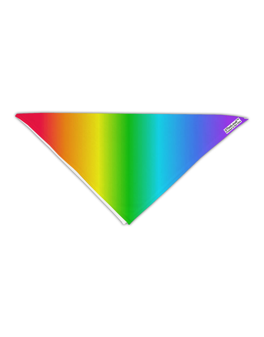 Vertical Rainbow Gradient Adult 19&#x22; Square Bandana All Over Print by-Square Bandanas-TooLoud-White-One-Size-Adult-Davson Sales