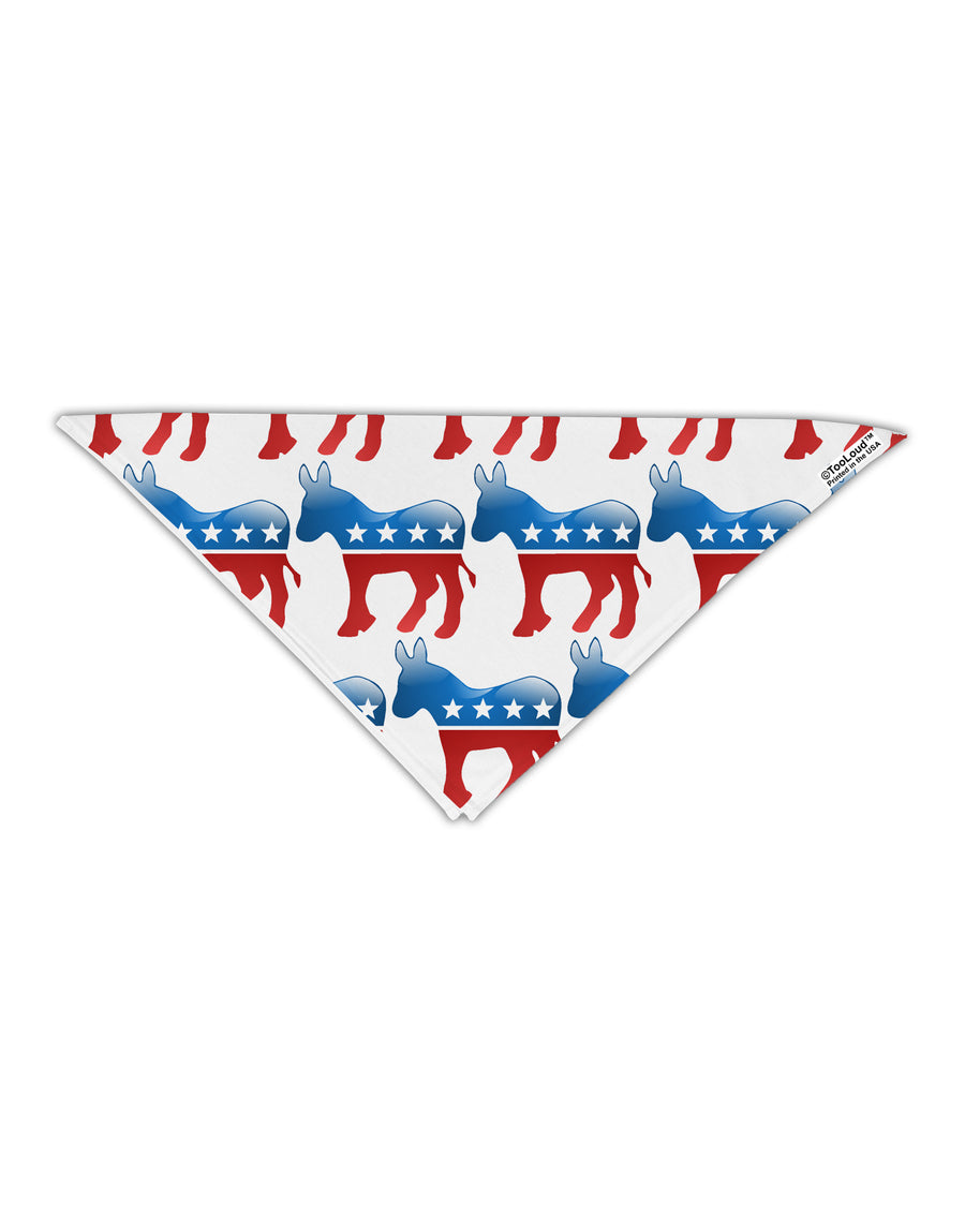 Democratic Symbol All Over Adult 19" Square Bandana All Over Print-Square Bandanas-TooLoud-White-One-Size-Adult-Davson Sales