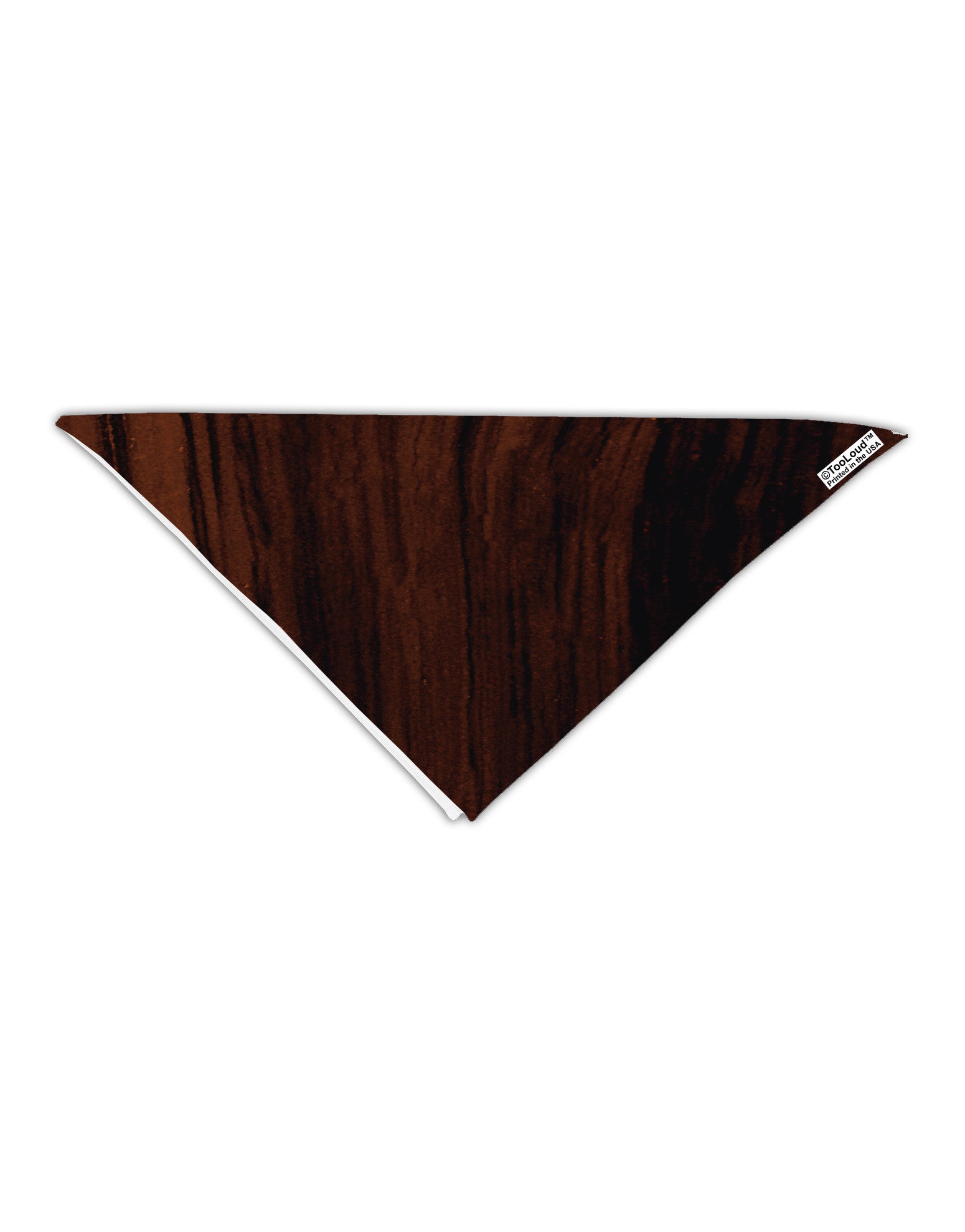 Dark Wood Look Adult 19&#x22; Square Bandana All Over Print by-Square Bandanas-TooLoud-White-One-Size-Adult-Davson Sales