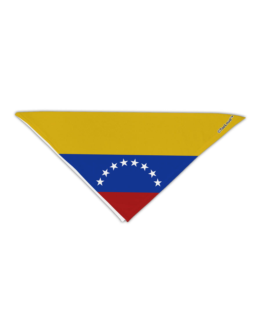 Venezuela Flag AOP Adult 19&#x22; Square Bandana All Over Print-Square Bandanas-TooLoud-White-One-Size-Adult-Davson Sales