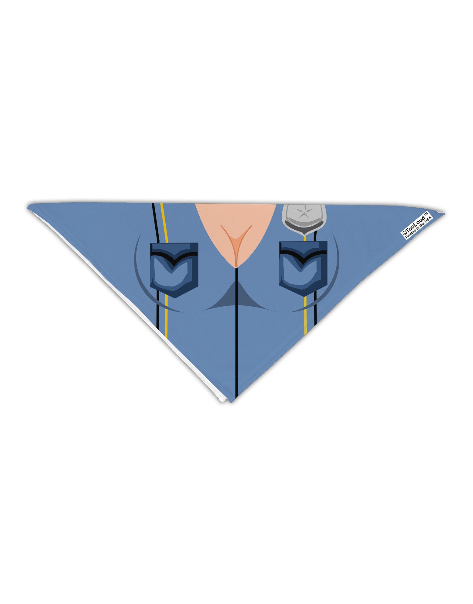 Sexy Cop AOP Adult 19" Square Bandana All Over Print-Square Bandanas-TooLoud-White-One-Size-Adult-Davson Sales