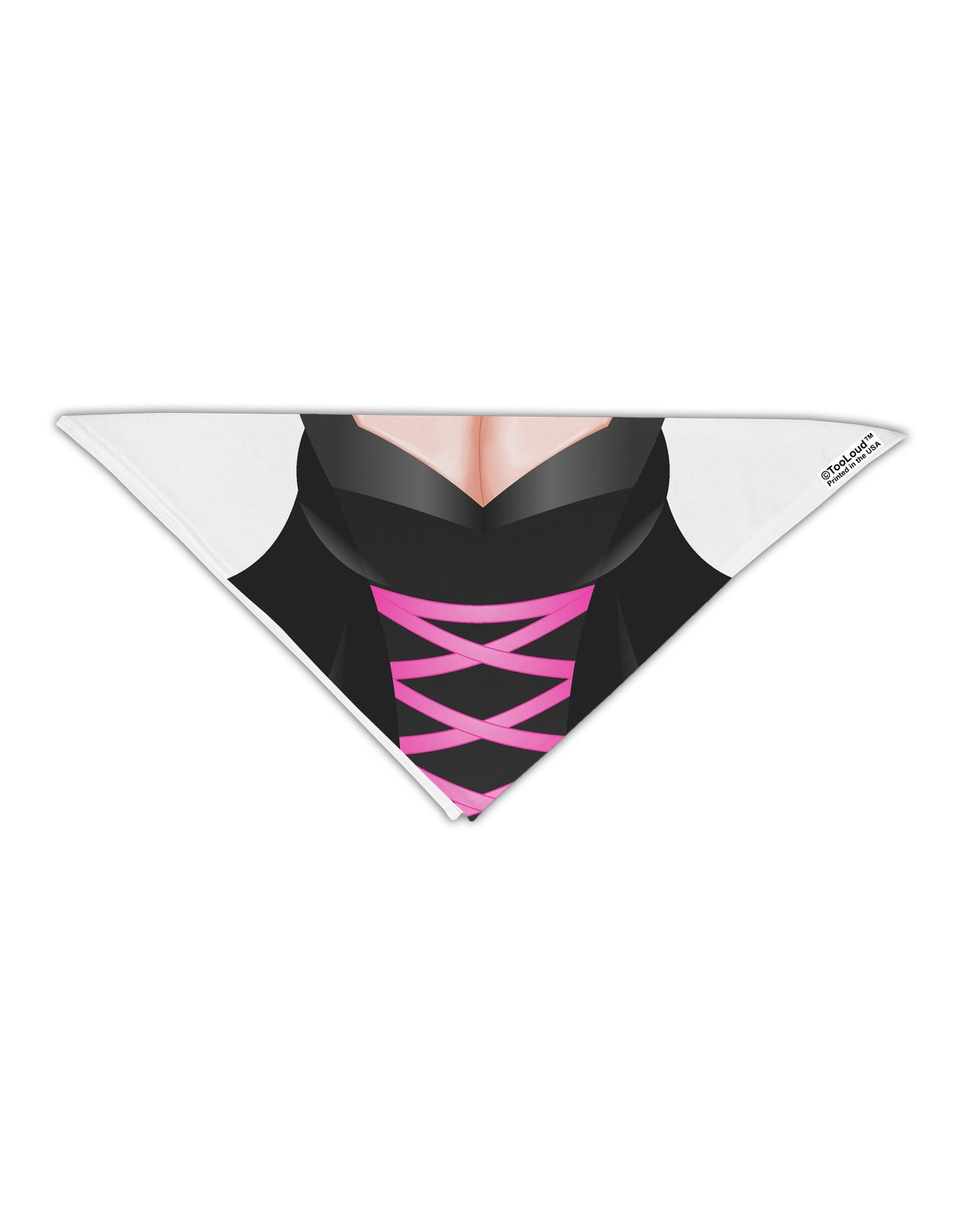 Sexy Dirndl Costume Black Adult 19" Square Bandana All Over Print-Square Bandanas-TooLoud-White-One-Size-Adult-Davson Sales