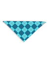 Blue Argyle AOP Adult Square Bandana All Over Print by TooLoud-Square Bandanas-TooLoud-White-One-Size-Adult-Davson Sales