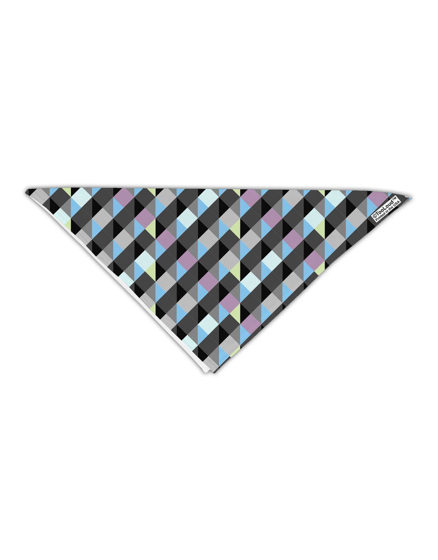 Plaid Pattern AOP Adult 19" Square Bandana All Over Print-Square Bandanas-TooLoud-White-One-Size-Adult-Davson Sales