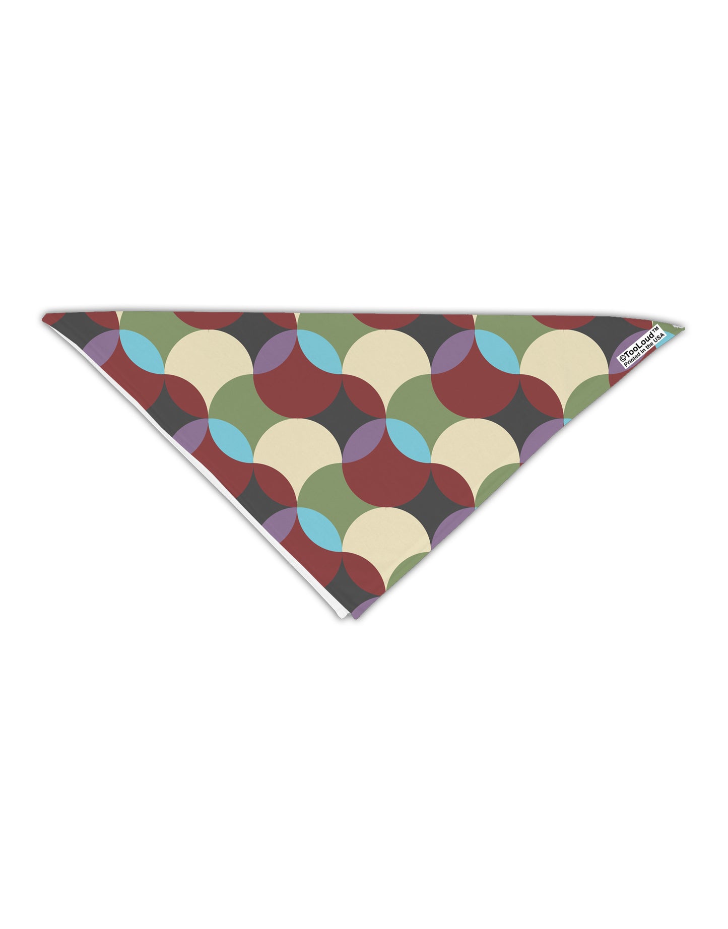 Geometric Abstract AOP Adult Square Bandana All Over Print by TooLoud-Square Bandanas-TooLoud-White-One-Size-Adult-Davson Sales