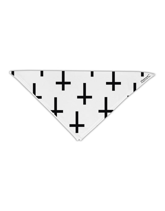 Inverted Crosses Adult 19&#x22; Square Bandana All Over Print-Square Bandanas-TooLoud-White-One-Size-Adult-Davson Sales