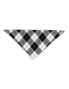 Black and White Argyle AOP Adult Square Bandana All Over Print by TooLoud-Square Bandanas-TooLoud-White-One-Size-Adult-Davson Sales