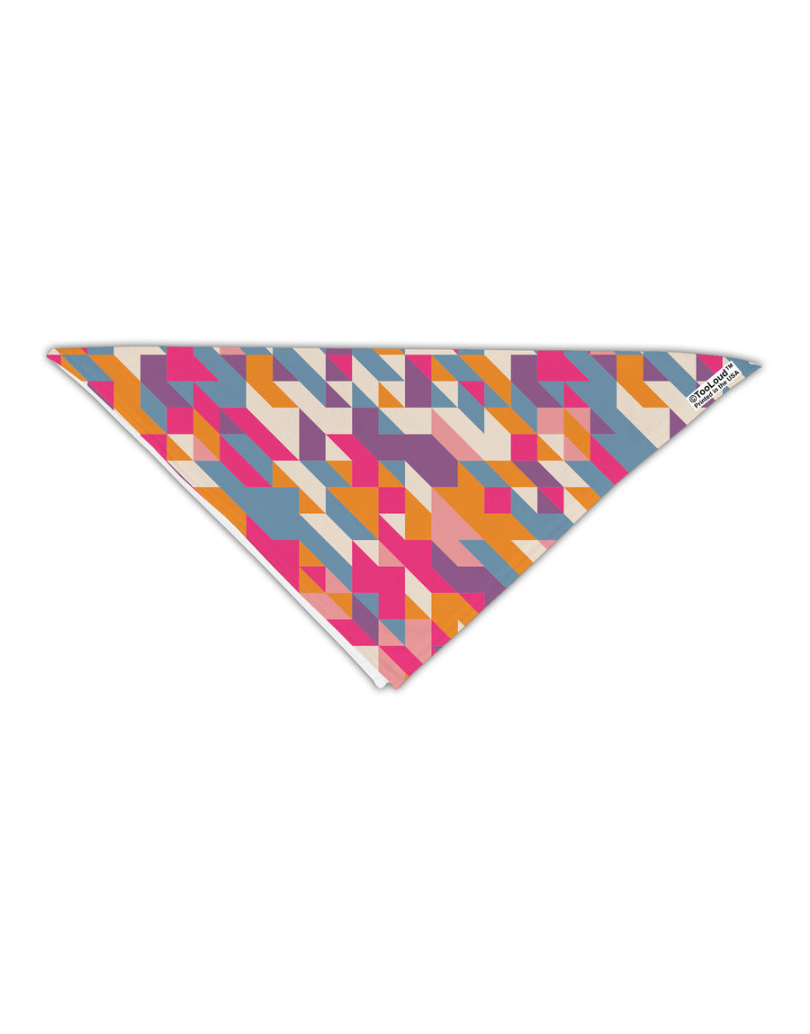 Jagged Edge Mosaic AOP Adult 19" Square Bandana All Over Print-Square Bandanas-TooLoud-White-One-Size-Adult-Davson Sales